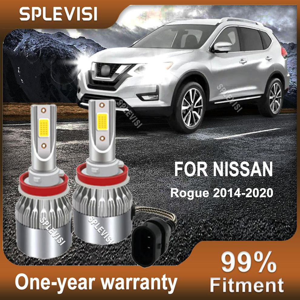 Headlight Aiming Tool - 2x Car LED Headlight High/Low Beam