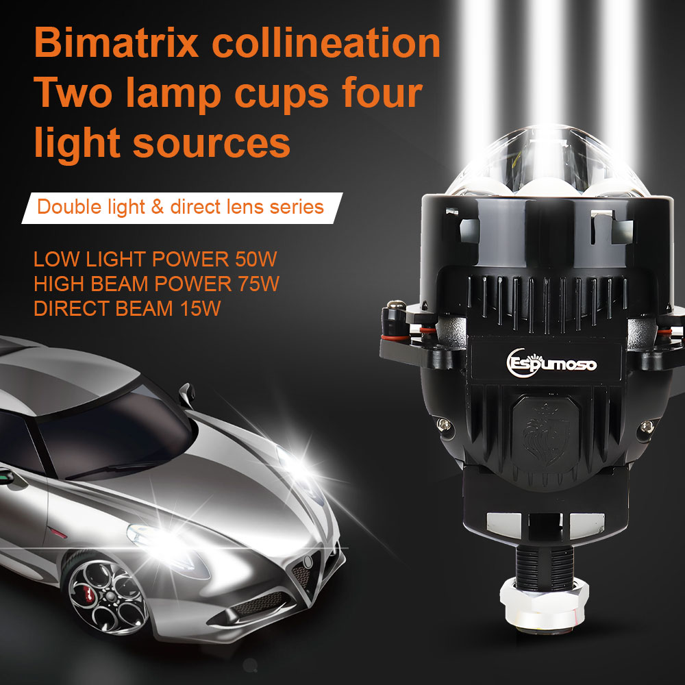 3Inch Bi LED Laser Projector H - огляд і ціна Headlight Aiming Tool