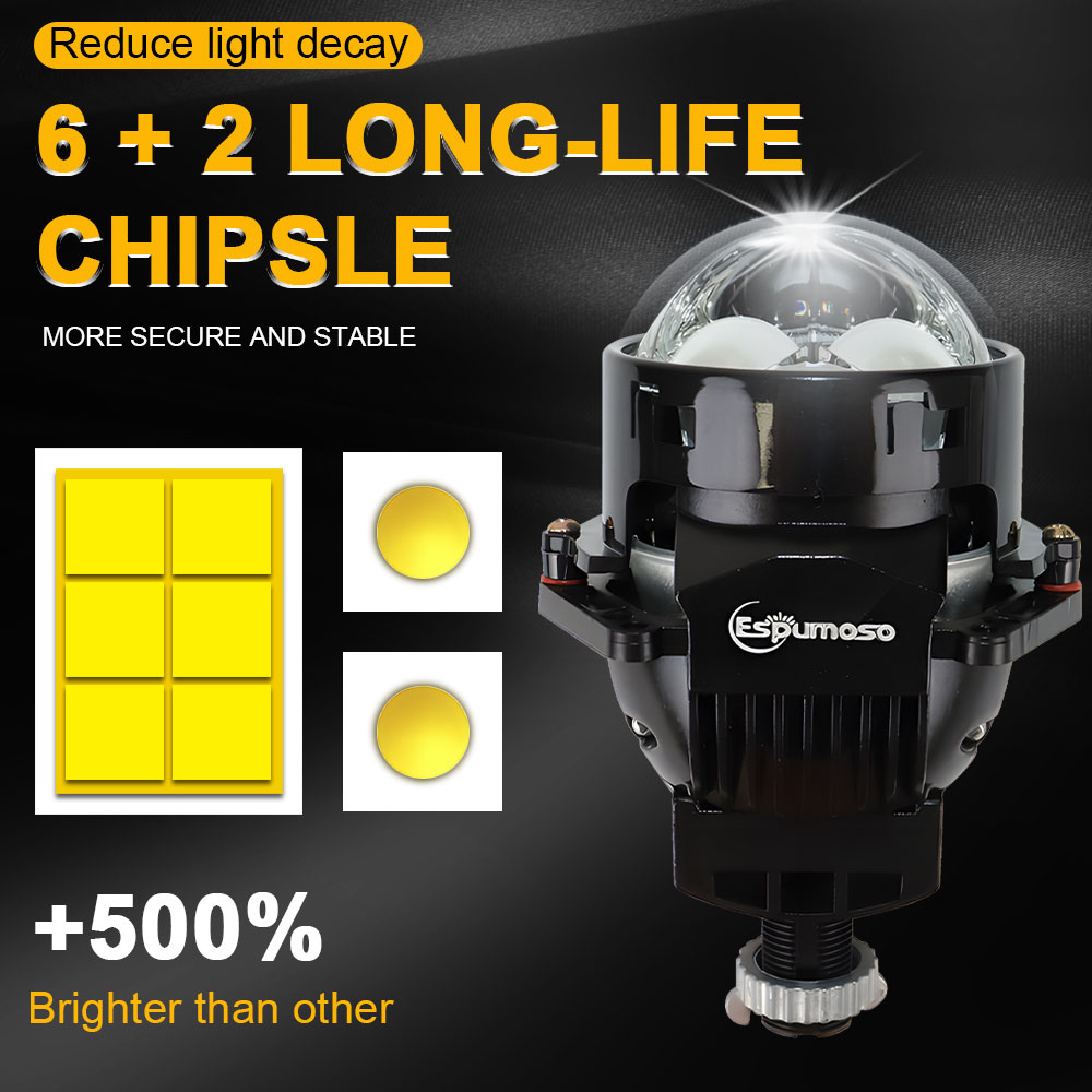 3Inch Bi LED Laser Projector H - огляд і ціна Headlight Aiming Tool