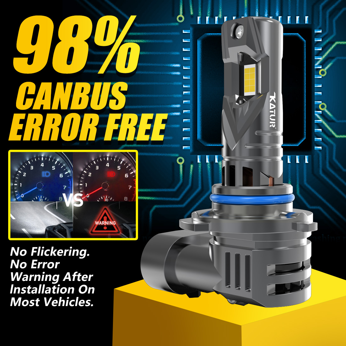 2x 9012 HIR2 LED Headlight Bul - огляд і ціна Headlight Aiming Tool