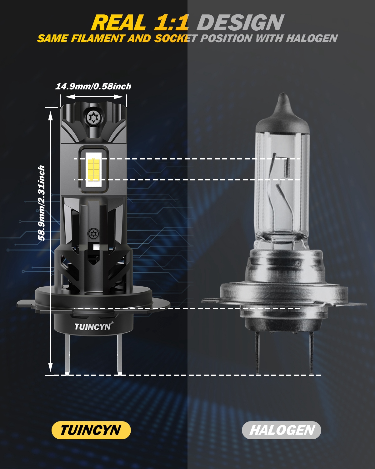 2x 22000LM 100W H7 LED Car Hea - огляд і ціна Headlight Aiming Tool