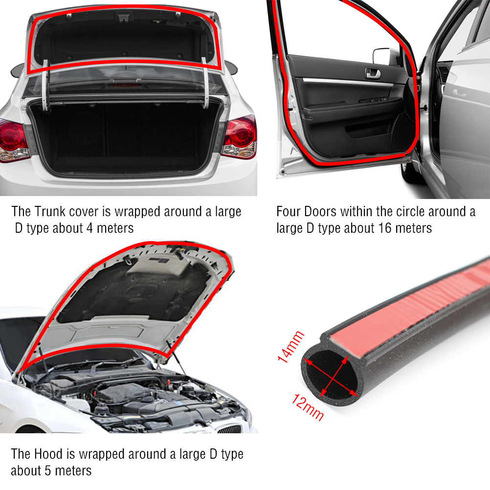 4m DType Rubber Car Body Seal  - огляд і ціна Auto Body Filler