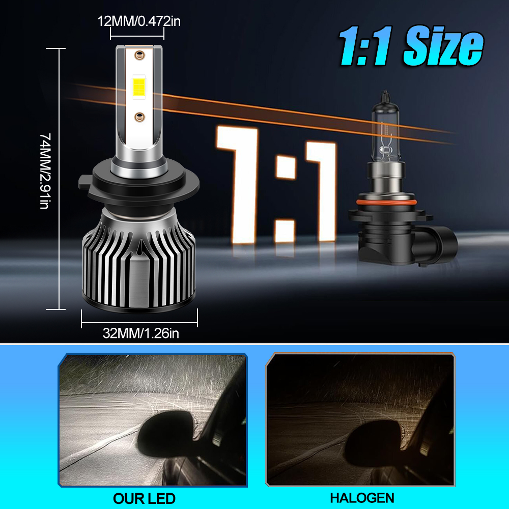 9012 HIR2 LED Headlight 120W 2 - огляд і ціна Headlight Aiming Tool