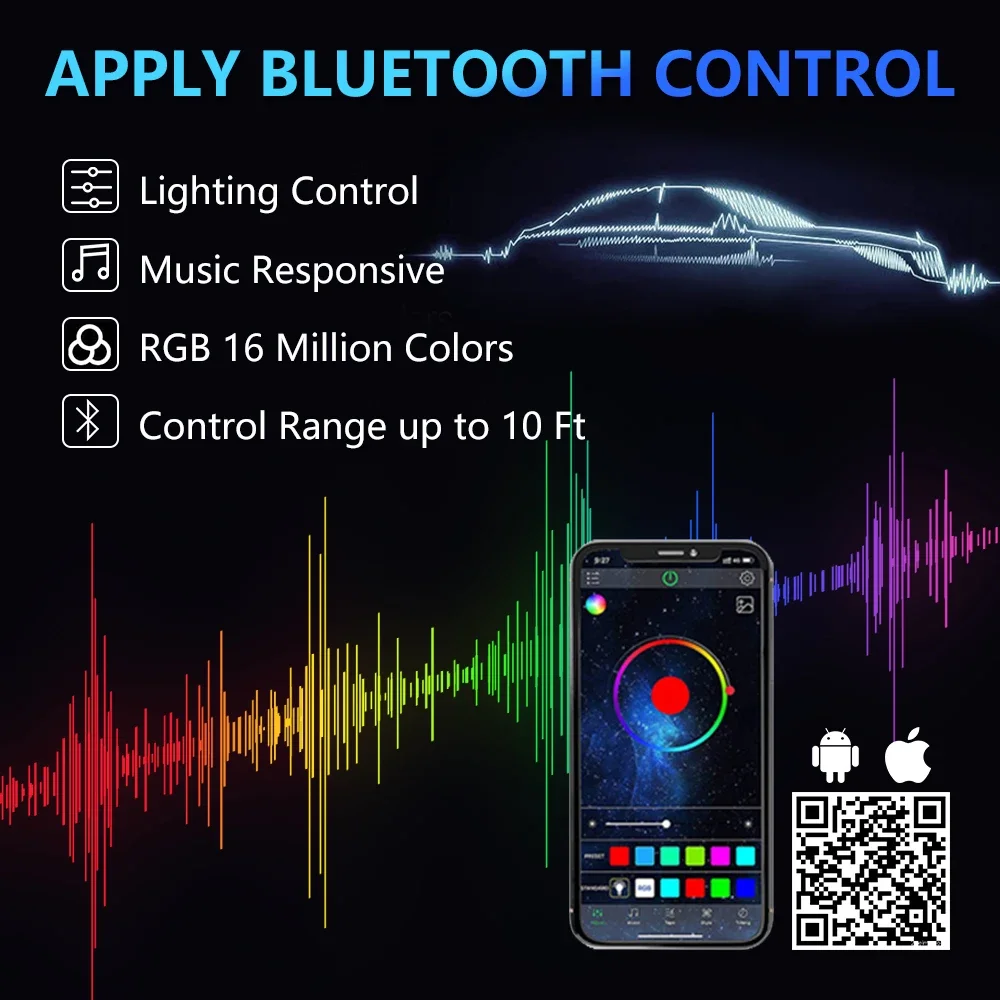 Bayerley RGB 5050 LED Fog Ligh - огляд і ціна Headlight Aiming Tool