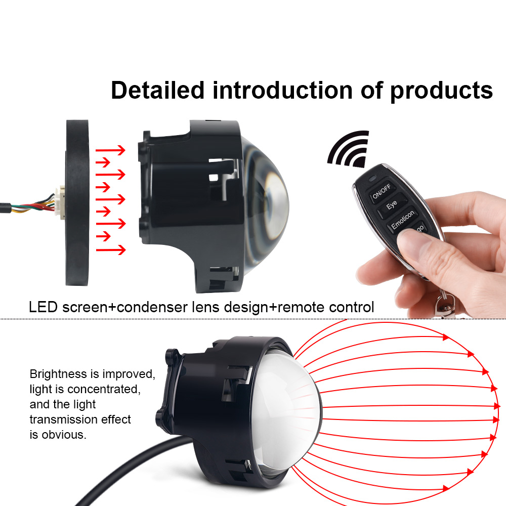 Car Dynamic Devil's Eye LED Li - огляд і ціна Headlight Aiming Tool
