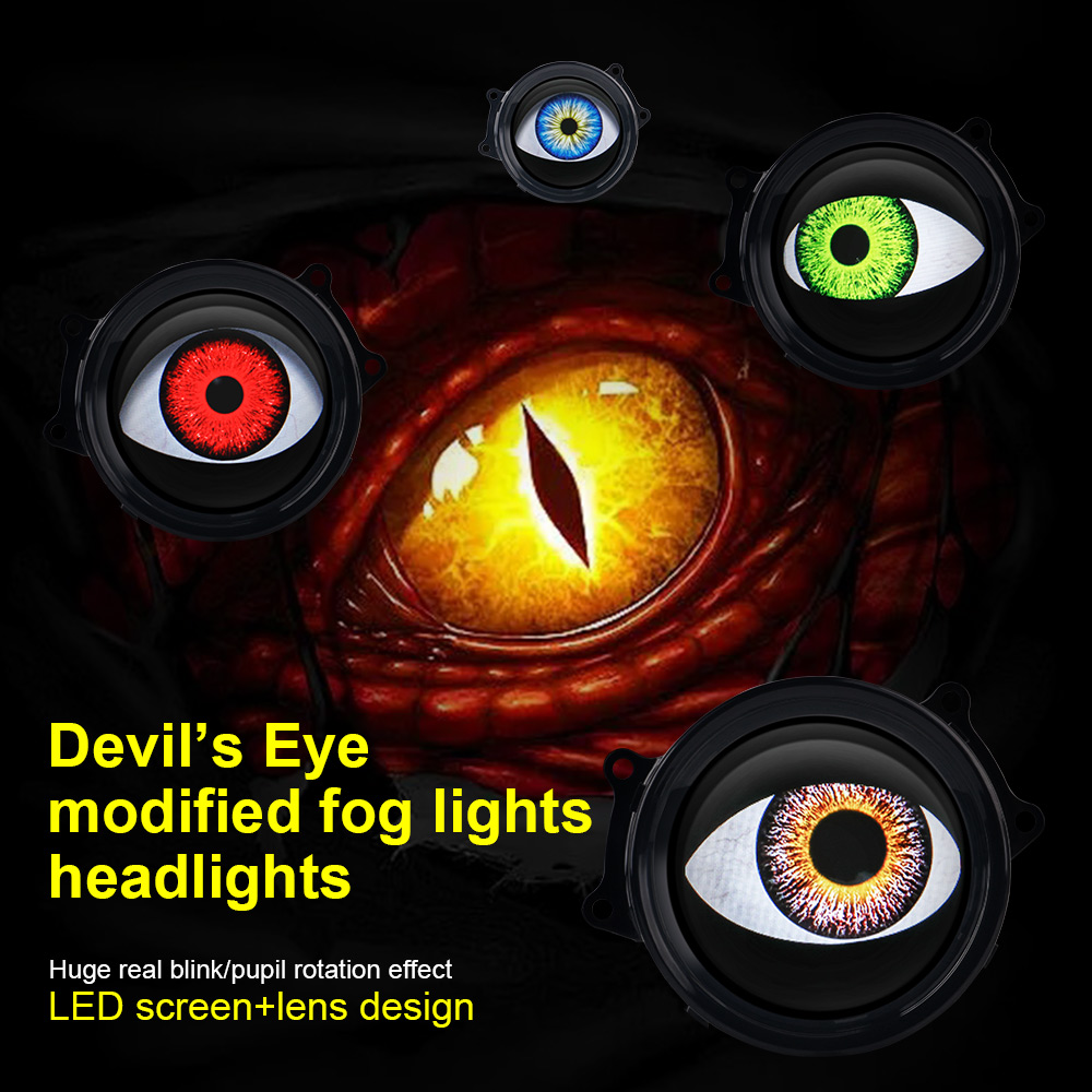 Car Dynamic Devil's Eye LED Li - огляд і ціна Headlight Aiming Tool